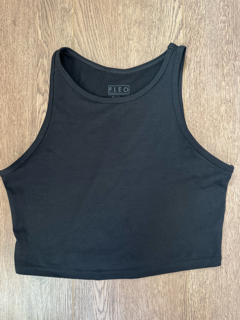 FLEO- Racerback Crop Tank Fitted